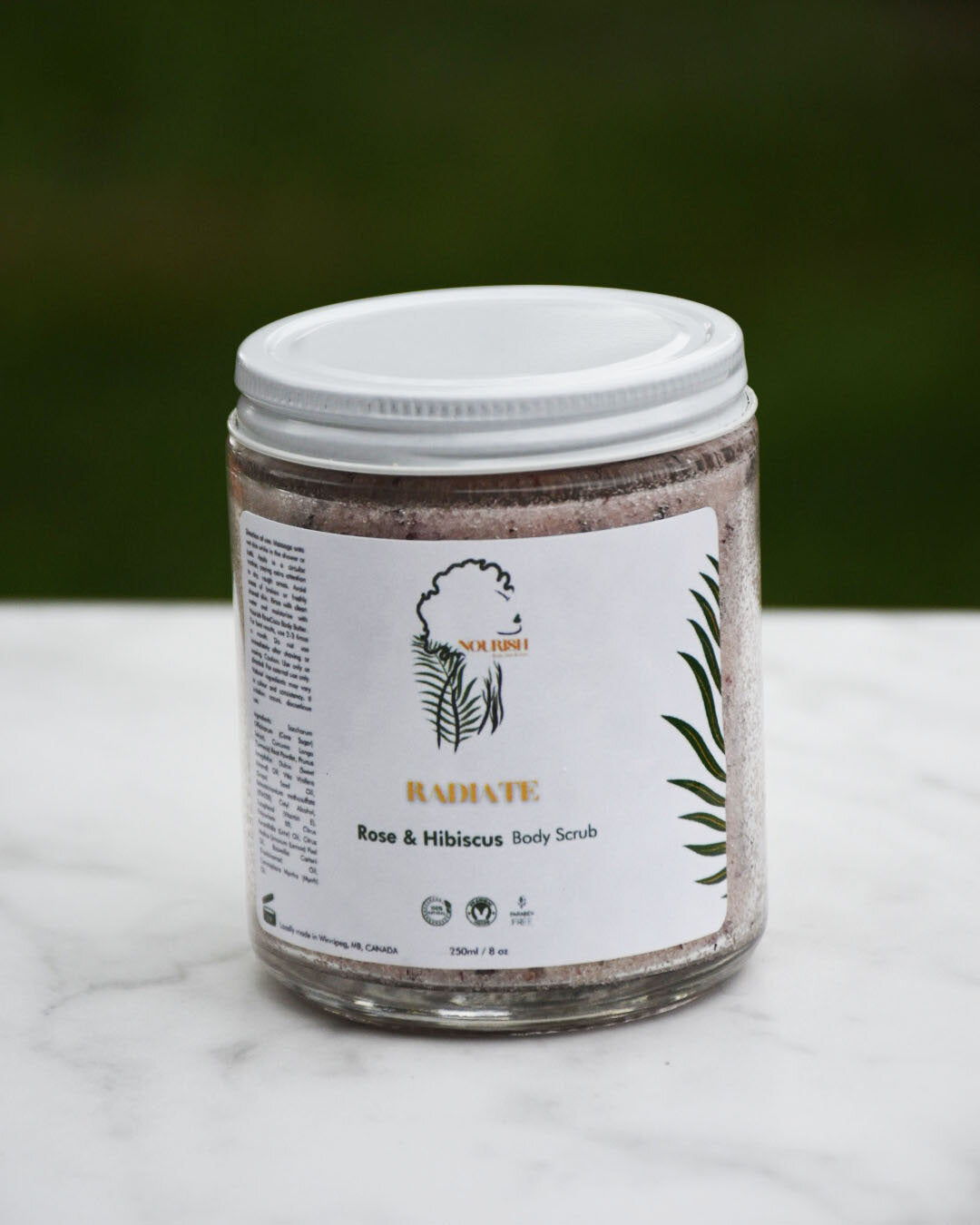 RADIATE - Floral Scrub: Calendula, Hibiscus, Lavender & Rose